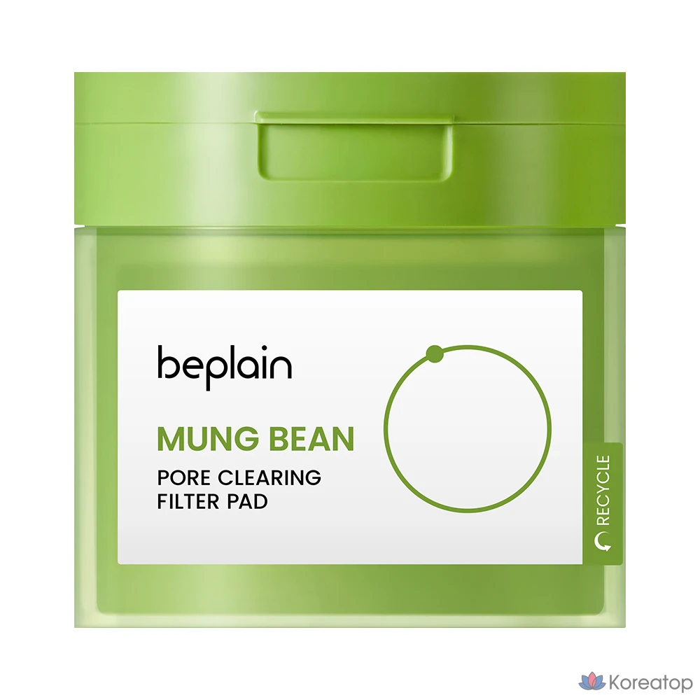 Пилинг-пэды Beplain Green Bean Pore Clearing Filter Pad, 180 мл, 70 шт.