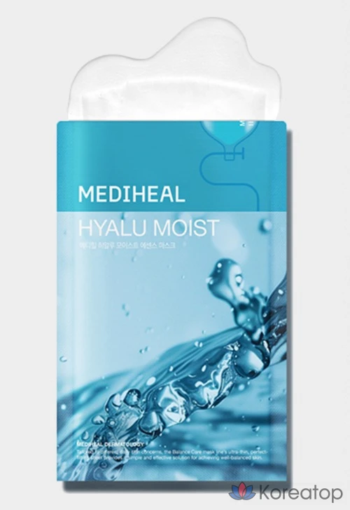 Тканевая маска для лица MEDIHEAL Hyalu Moist Essence Mask, 20 мл, 15 шт.