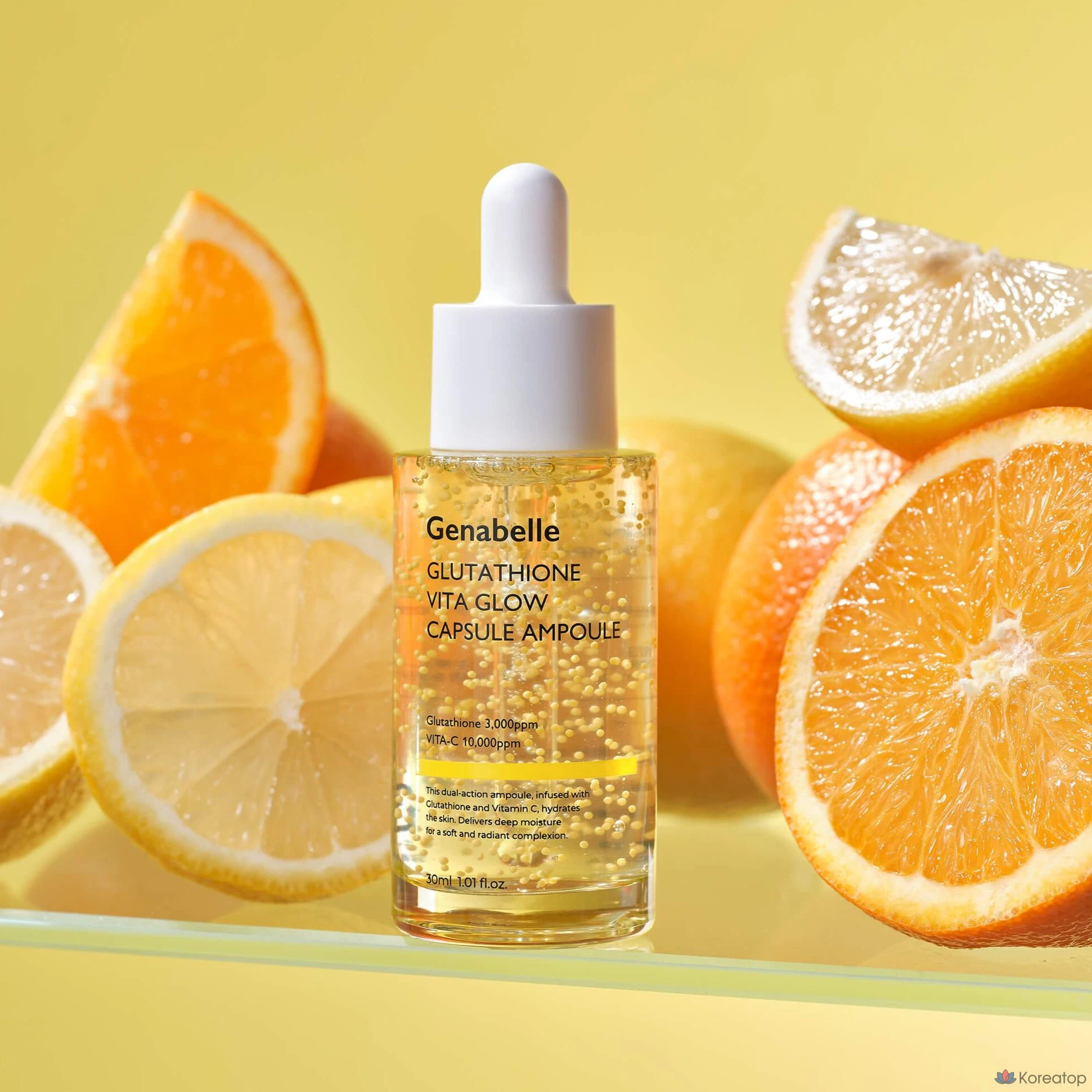 Ампульная сыворотка Genabelle Glutathione Vita Glow Capsule Ampoule, 30 мл, 1 шт.