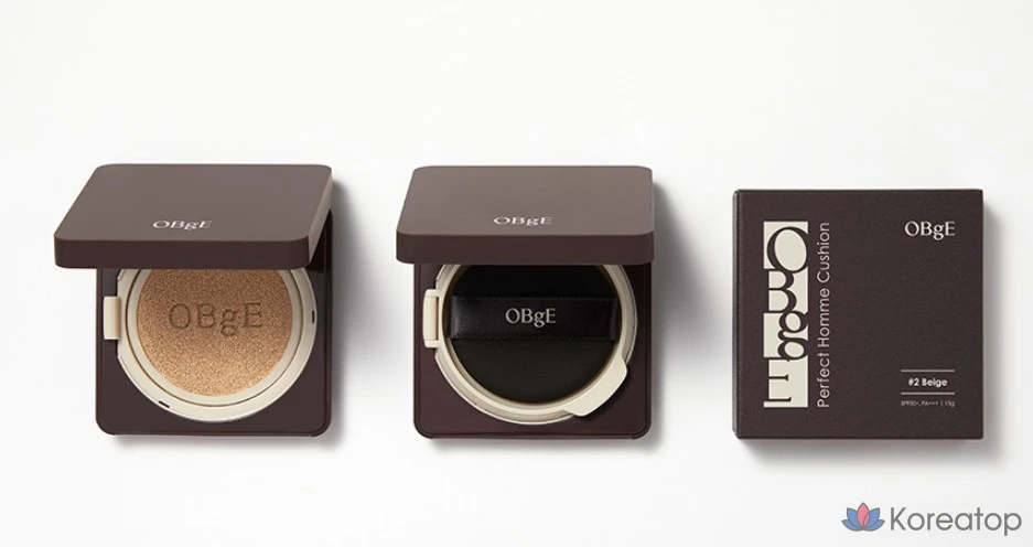Кушон OBge Perfect Homme Cushion SPF50+ PA+++, оттенок 3 Sand, 15 г, 1 шт.