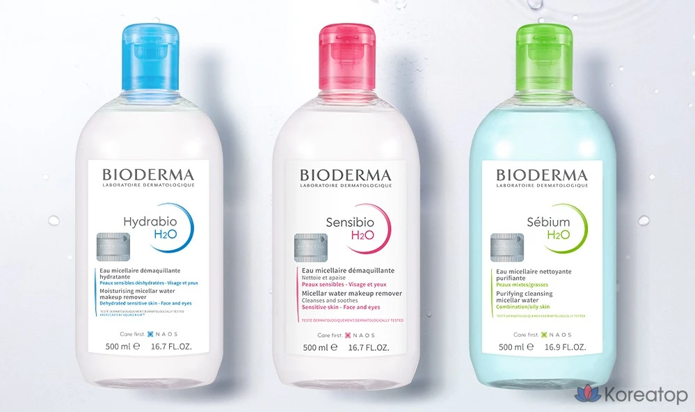 Гидрофильное масло Bioderma Hydrabio H2O Cleansing Water, 500 мл, 1 шт.
