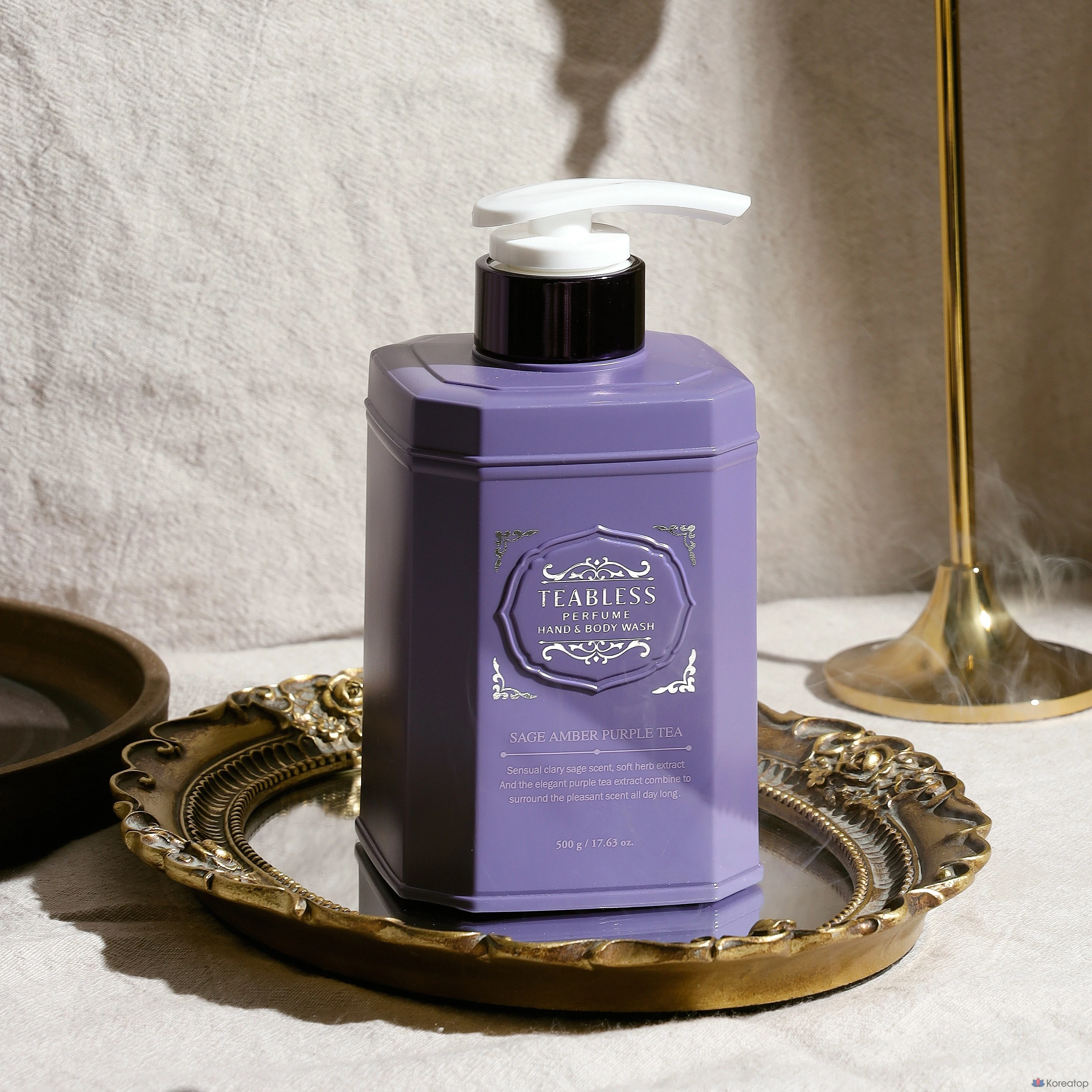 Гель для душа TEABLESS Perfume Body Wash Purple Tea Floral Woody, 500 г, 1 шт.