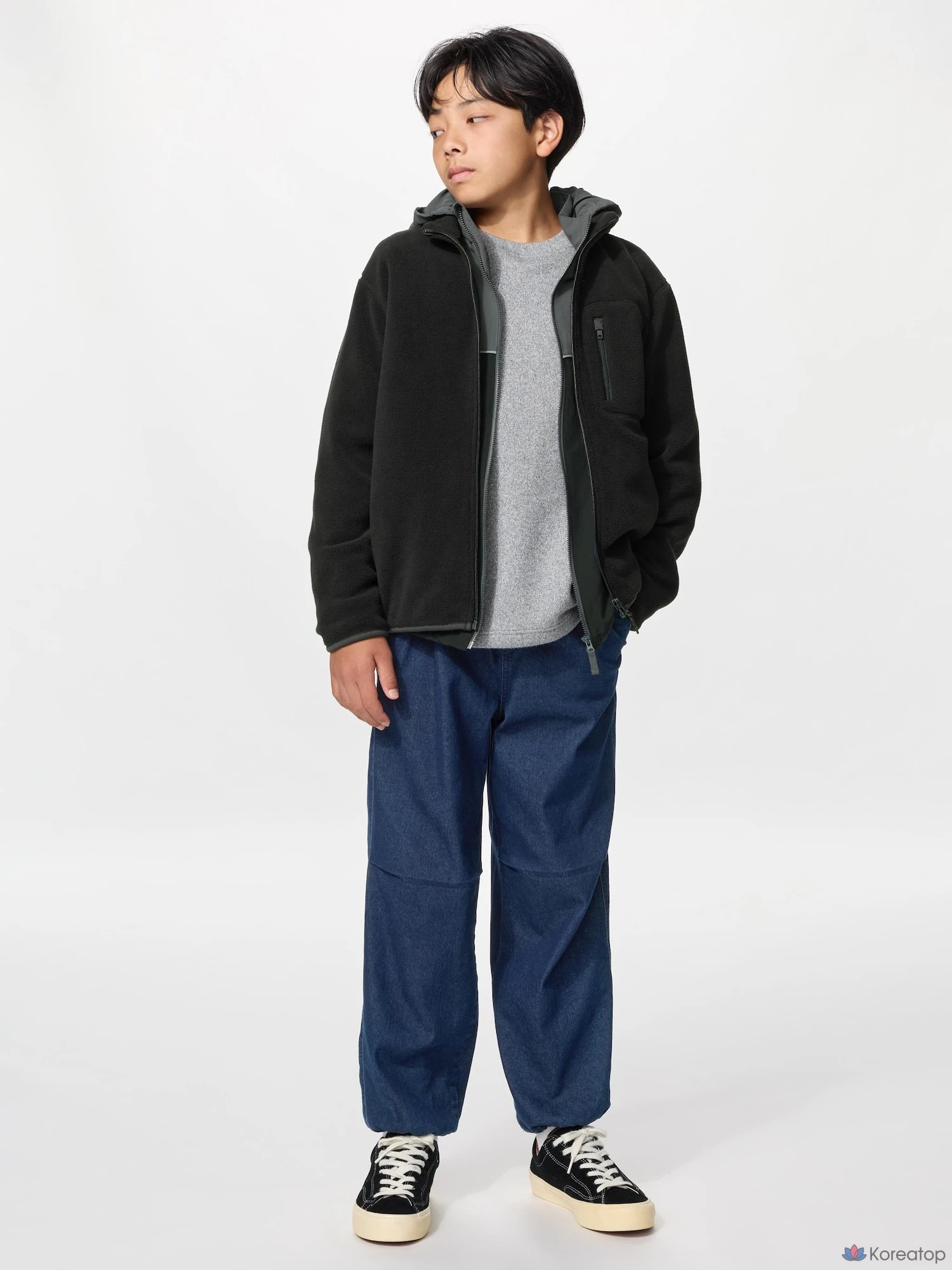 Брюки детские Uniqlo Warm Lined Pants Denim