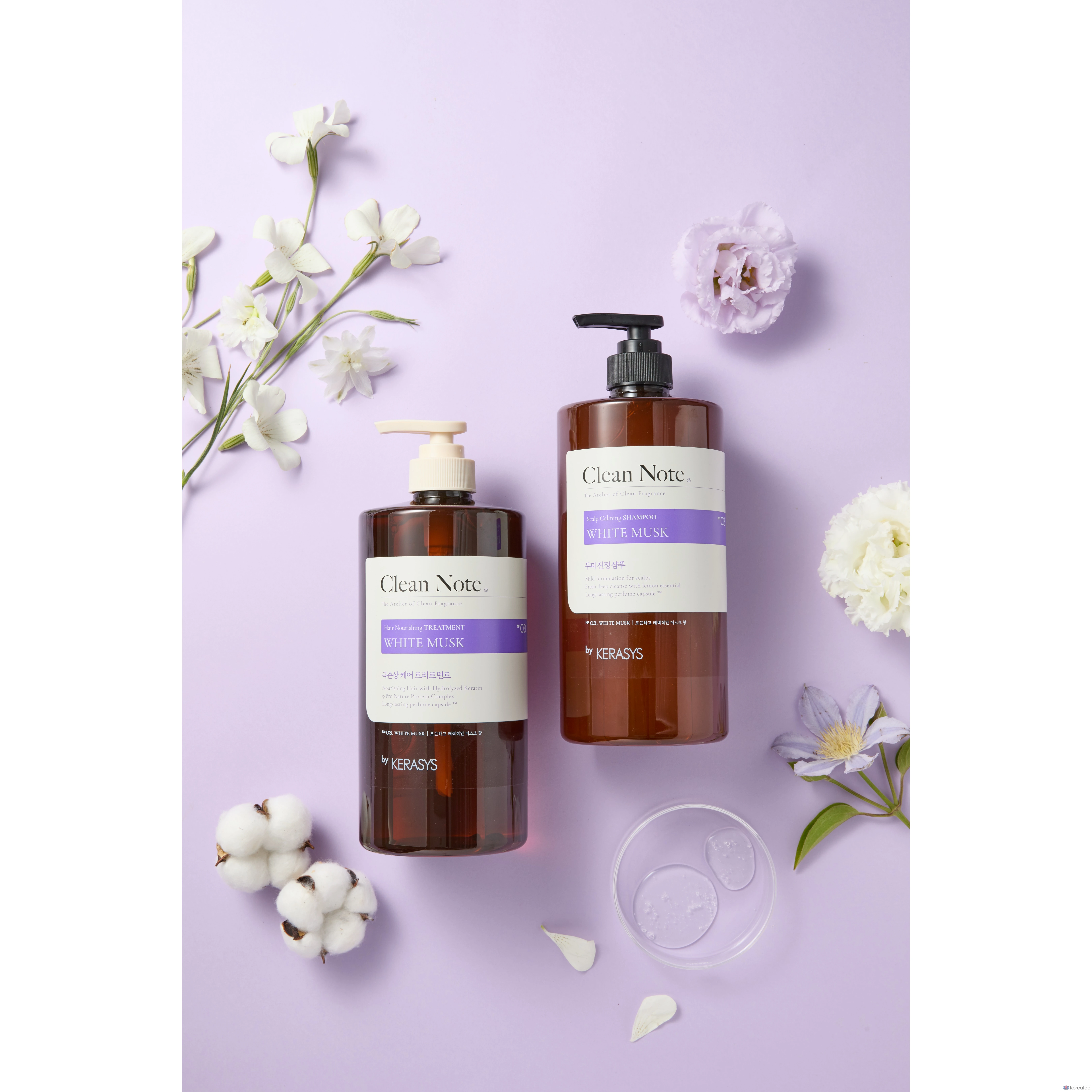Шампунь KeraSys Clean Note Shampoo White Musk, 1 л, 1 шт.
