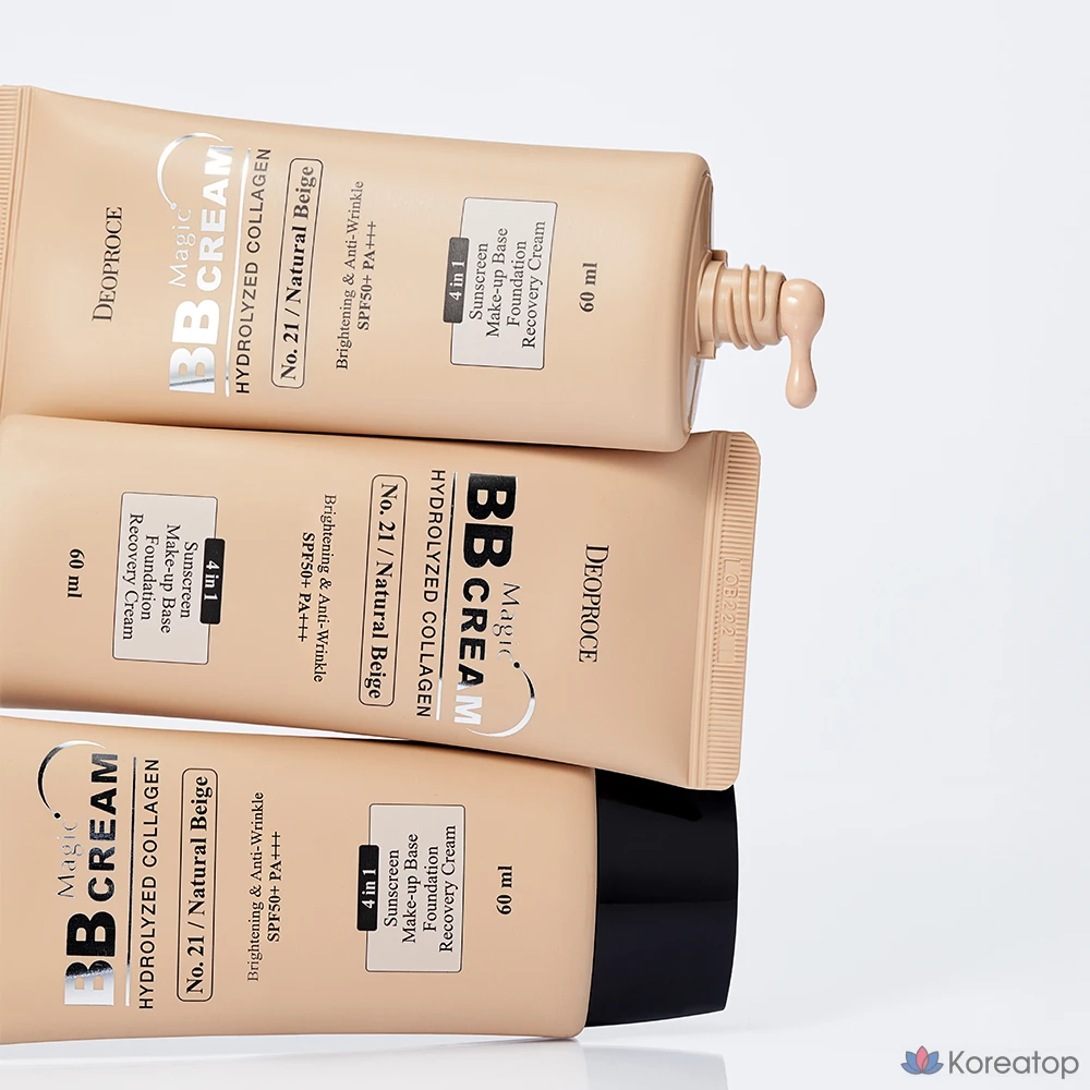 BB-крем Frudia D-Plus Magic BB Cream SPF50+ PA+++, оттенок 21 Natural Beige, 60 мл, 1 шт.