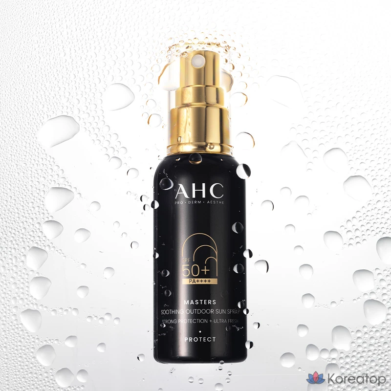 Солнцезащитный спрей AHC Masters Soothing Outdoor Sun Spray SPF50+ PA++++, 55 мл, 1 шт.