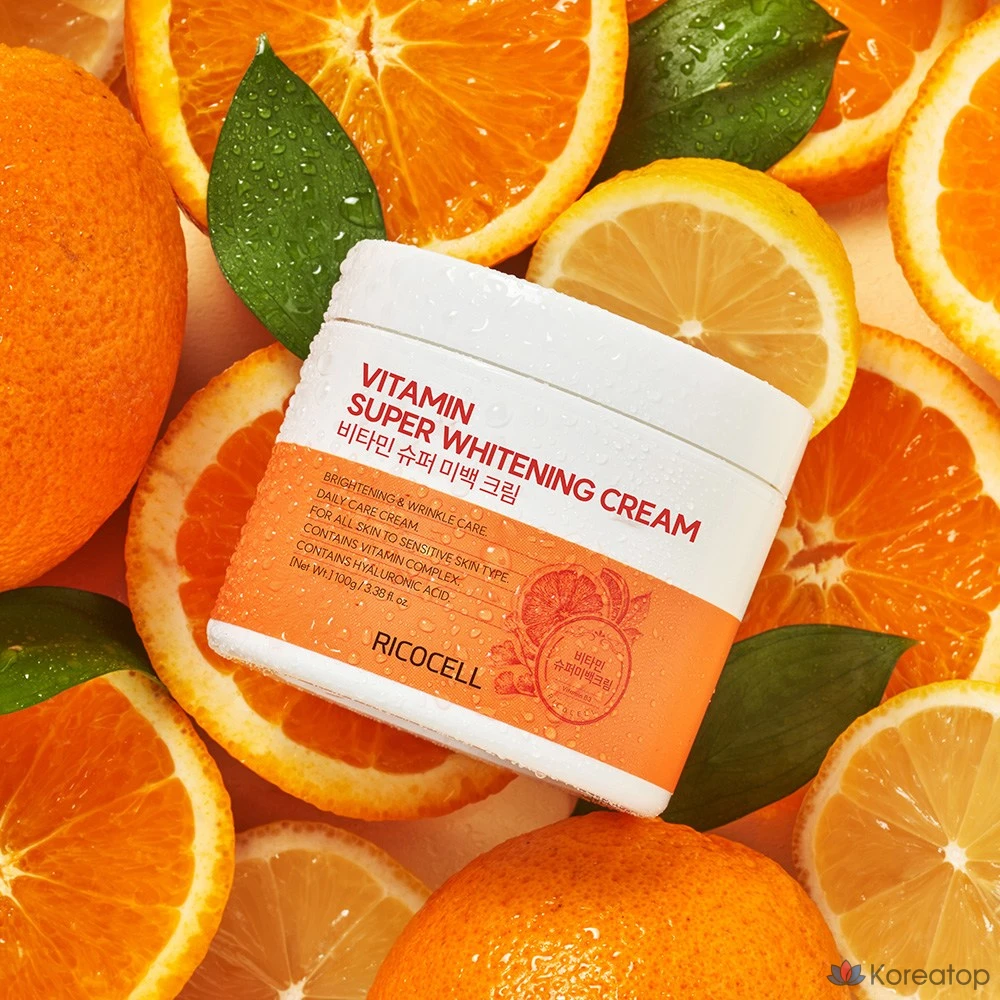 Крем для лица Ricocell Vitamin Super Whitening Cream, 600 г, 1 шт.