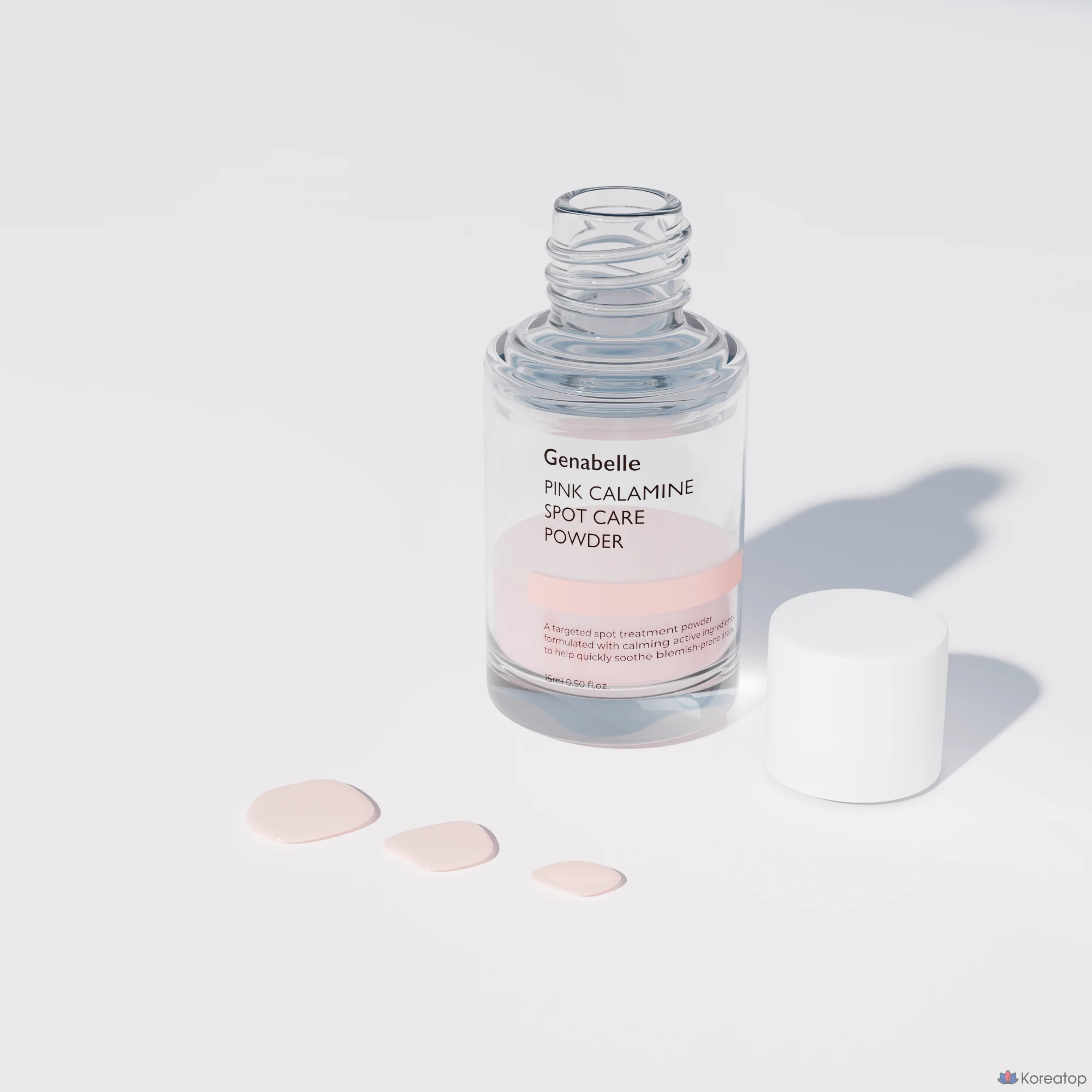 Пудра Genabelle Pink Calamine Spot Powder, 15 мл, 1 шт.