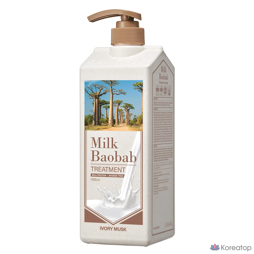 Триатмент для волос Milk Baobab Treatment, аромат Ivory Musk, 1 л, 1 шт.