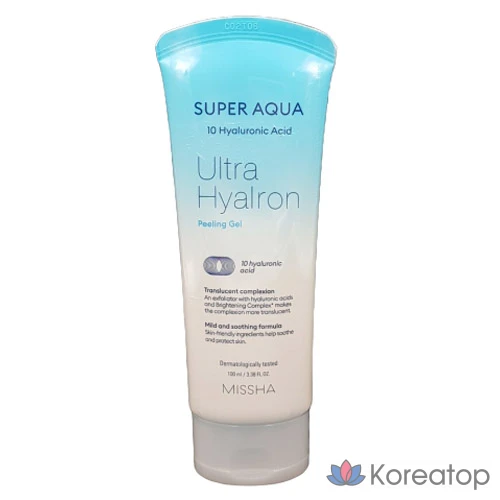 Пилинг Missha Super Aqua Ultra Hyalon Peeling Gel, 100 мл, 1 шт.