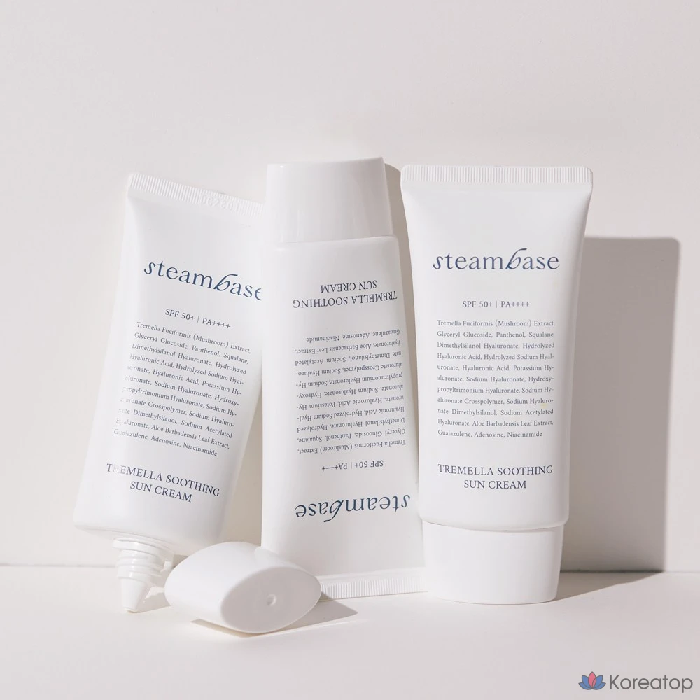 Солнцезащитный крем Steambase Tremella Moisture Lotion Sun Cream SPF 50+ PA++++, 50 мл, 1 шт.