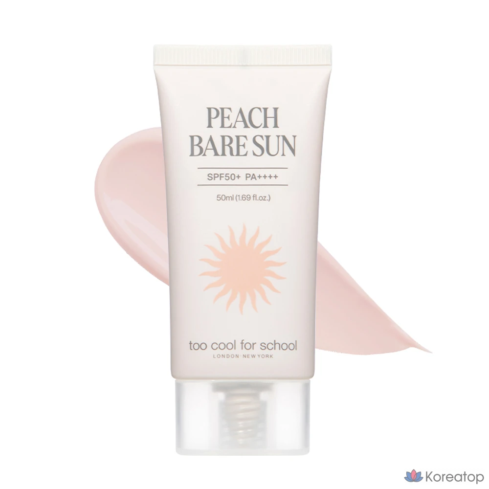 Солнцезащитный крем Too Cool For School Peach Bear Sun SPF50+ PA++++, 50 мл, 1 шт.