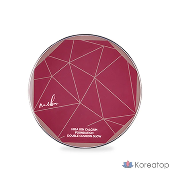 Кушон MIBA Big Cushion Ion Calcium Foundation Double Cushion Glow Season 3 Edition, оттенок 21, 1 шт.