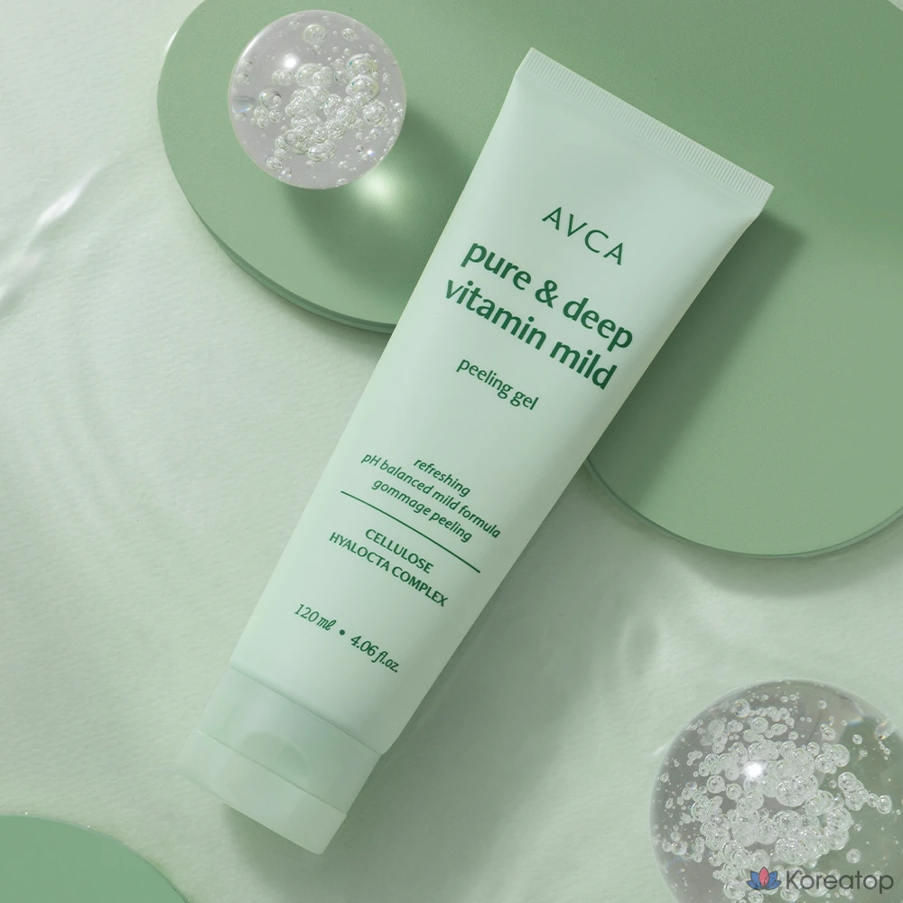 Пилинг-гель AVCA Pure &amp; Deep Vitamin Gentle Low pH Peel, 120 мл, 1 шт.