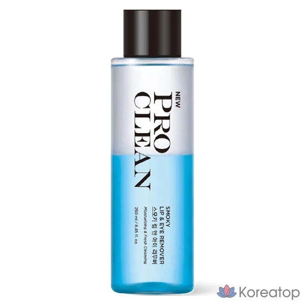 Средство для снятия макияжа с губ и глаз Tony Moly Pro Clean Smoky Lip & Eye Remover, 250 мл, 1 шт.
