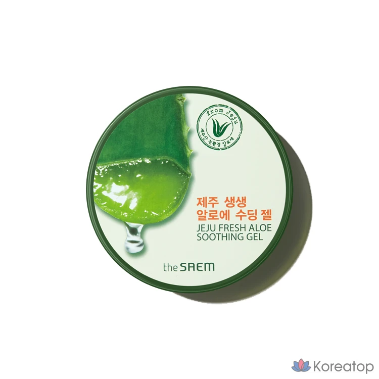 Гель для лица The Saem Jeju Fresh Aloe Soothing Gel 95%, 300 мл, 1 шт.