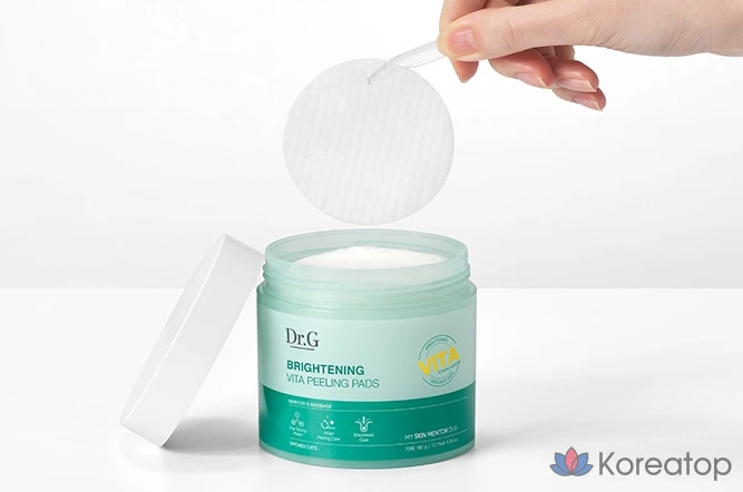 Пилинг-пэды Dr. G Brightening Vitamin Peeling Pad, 160 г, 70 шт.