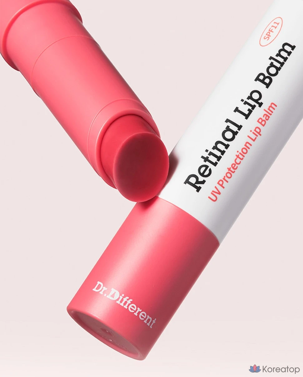 Бальзам для губ Dr. Different Retinal Lip Balm, Tinted, 4 г, 1 шт.