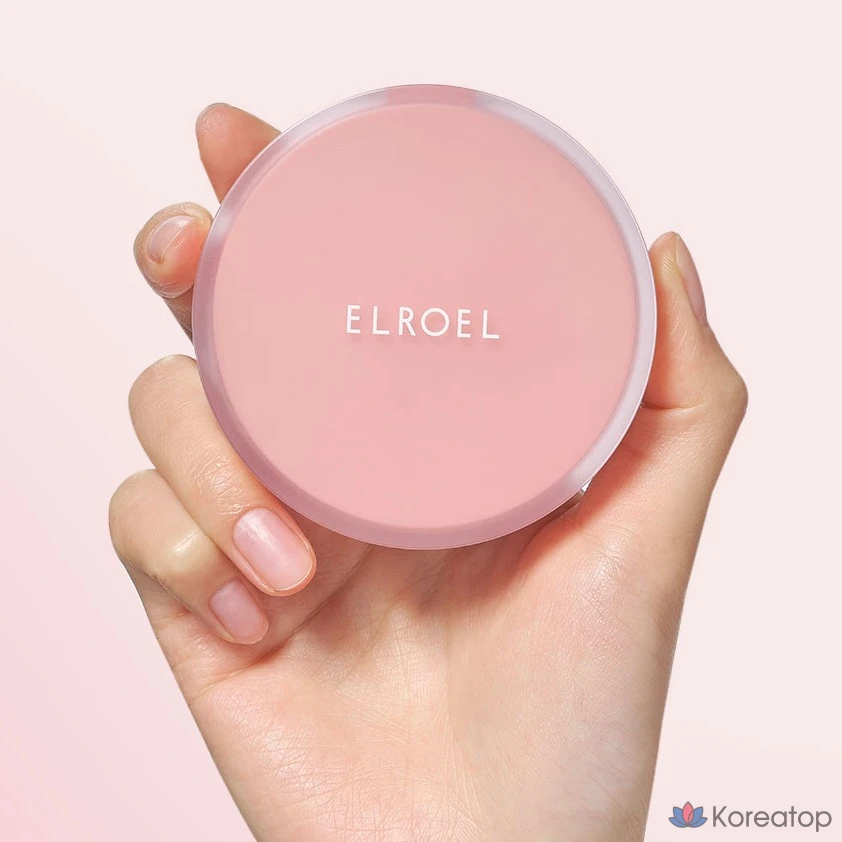Солнцезащитный кушон ELROEL Strawberry Milk Tone Up Big Sun Cushion SPF50 PA++++, 25 г, 1 шт.