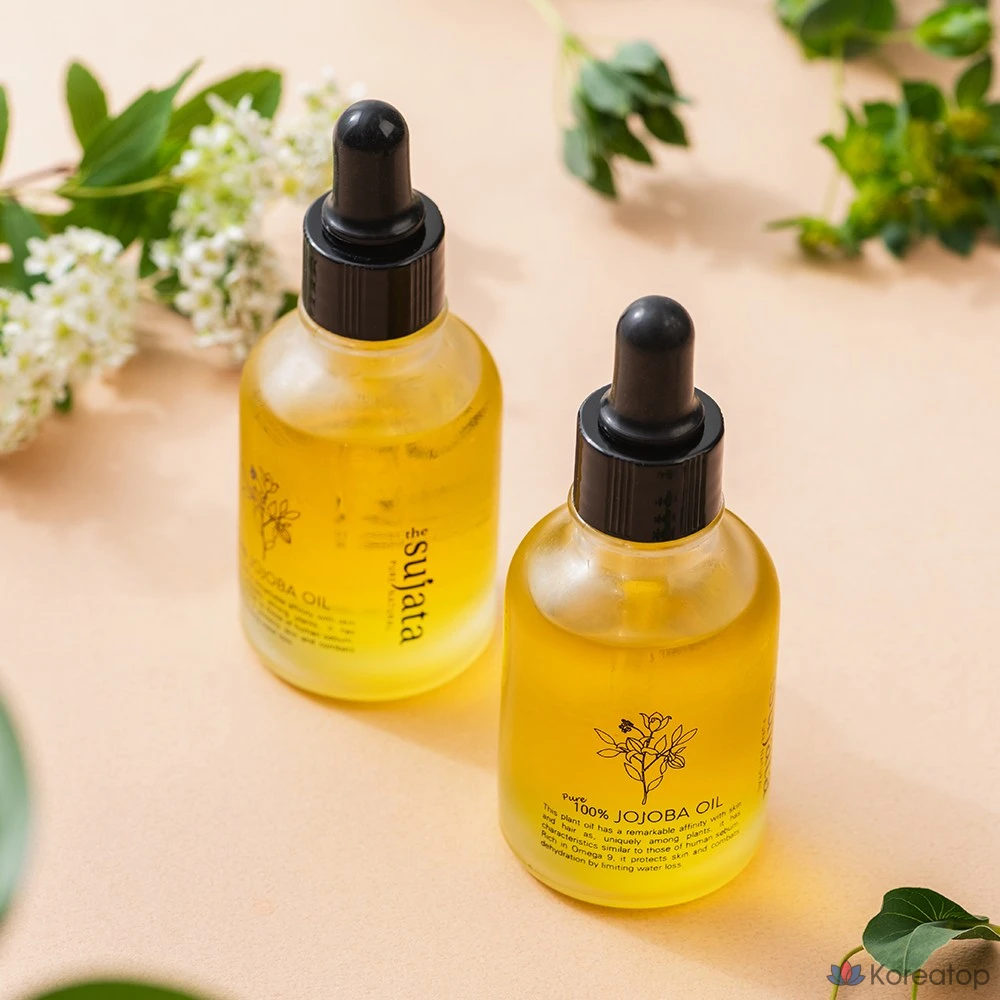 Масло жожоба Sujata Hojoba Oil Cold Pressed Unrefined Pure, 30 мл, 1 шт.