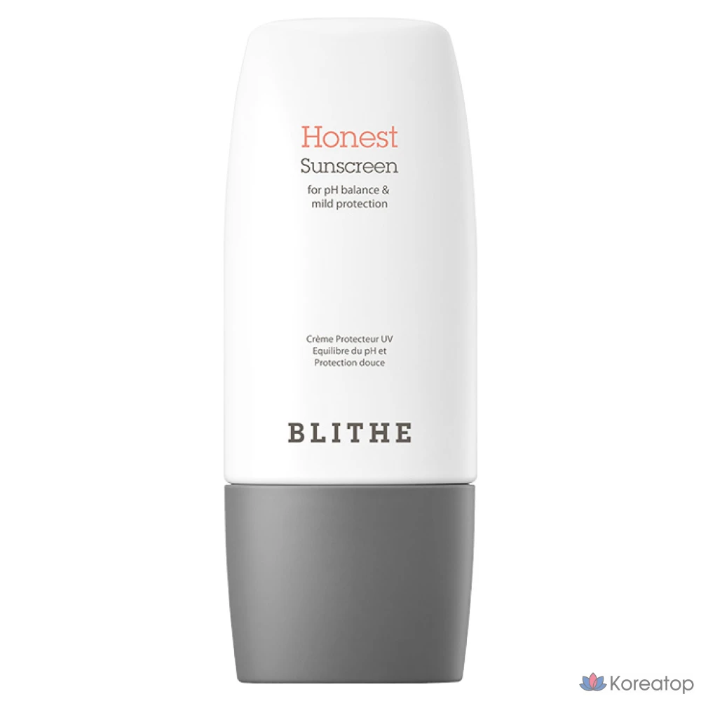 Солнцезащитный крем BLITHE Honest Sunscreen SPF50+ PA++++, 50 мл, 1 шт.