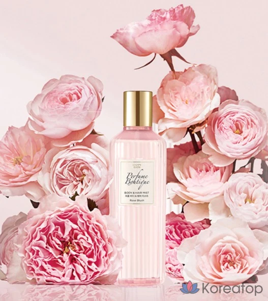Парфюмированный спрей для тела и волос Happy Bath Perfume Boutique Rose Blush, 200 мл, 1 шт.