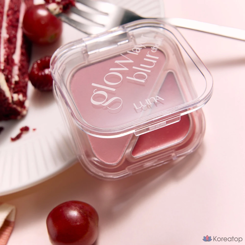 Блендер для макияжа Luna Glow Layer Blur Cheek, оттенок 14 Rose Cake, 1 шт., фото 3