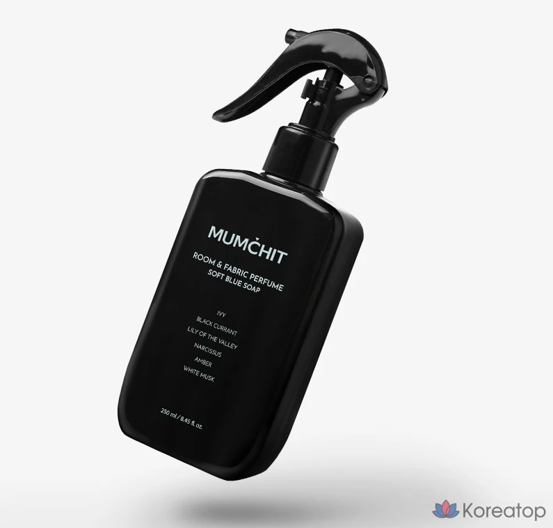 Парфюм для одежды MUMCHIT Large Capacity Fabric Perfume, оттенок Soft Blue Soap, 250 мл, 1 шт., фото 3