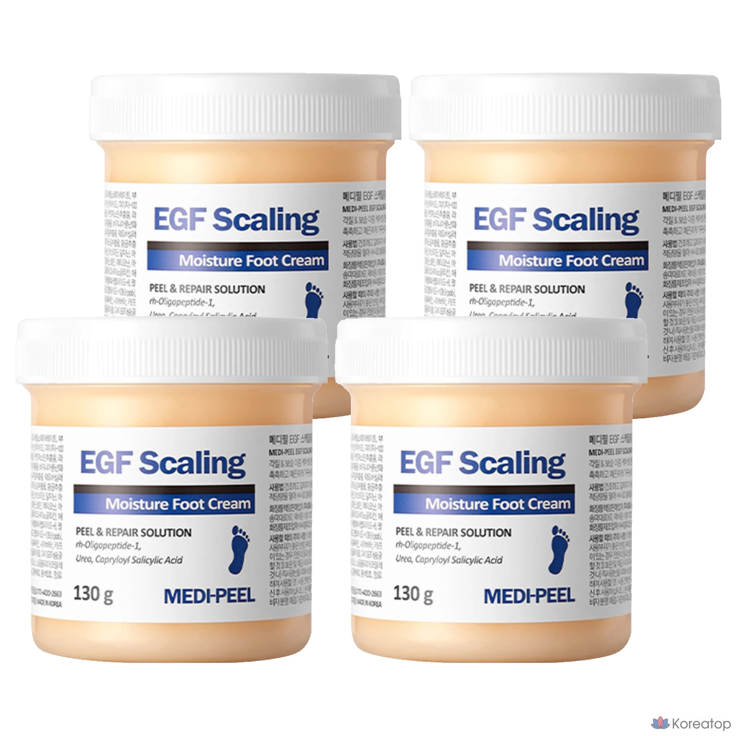 Крем для ног Medi-Peel EGF Scaling Moisture Foot Cream, 130 г, 4 шт.