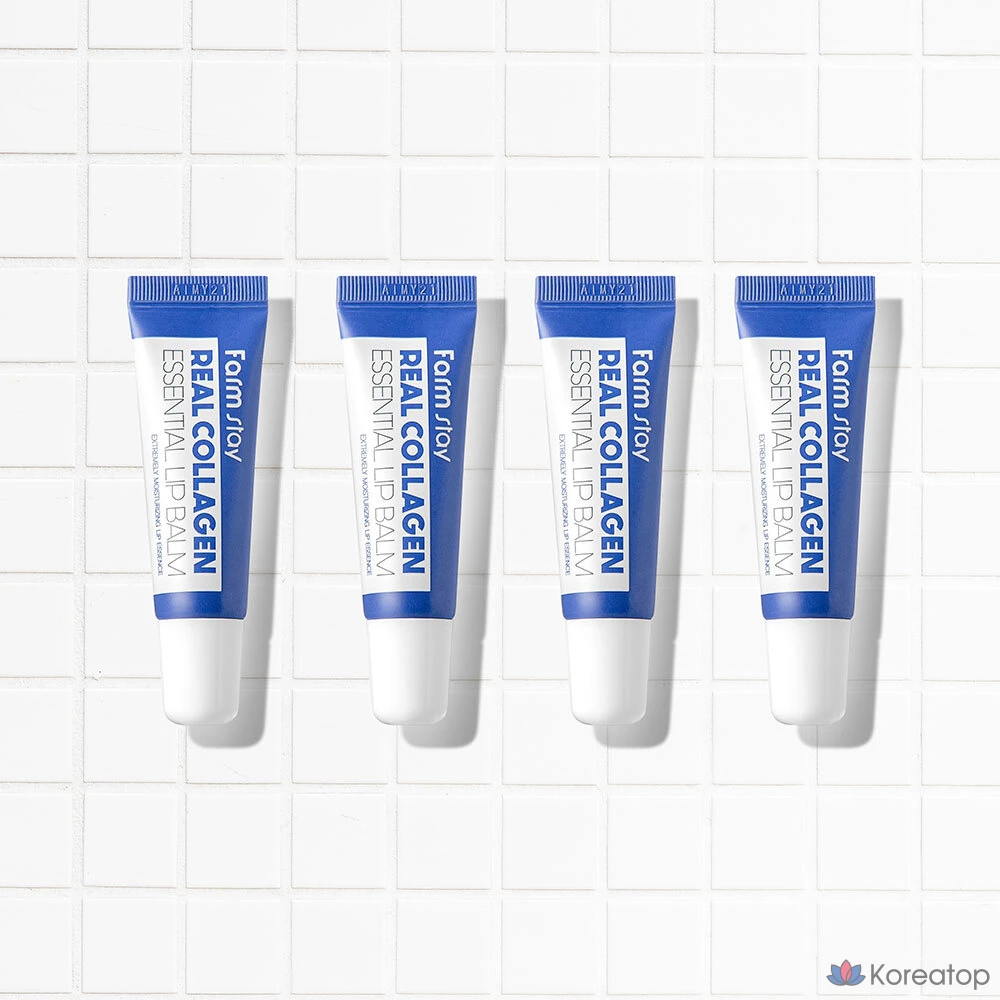 Бальзам для губ FarmStay Real Collagen Essential Lip Balm, 10 мл, 1 шт.
