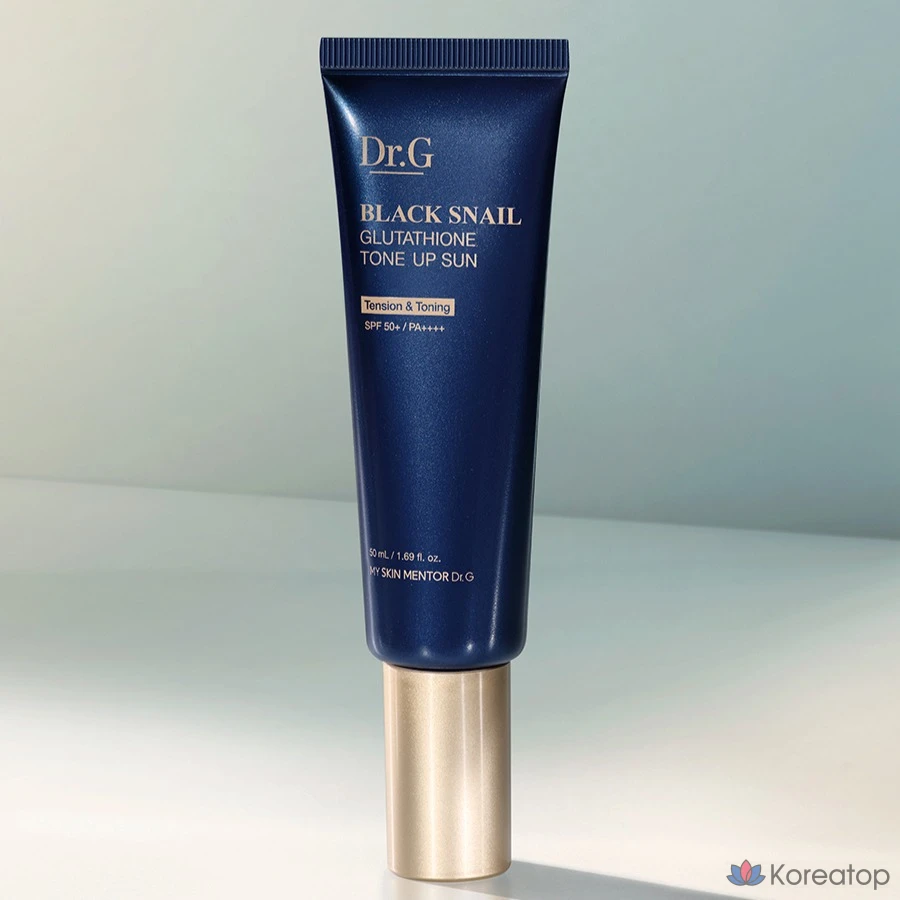 Солнцезащитный крем Dr. G Black Snail Glutathione Tone-Up SPF50+ PA++++, 50 мл, 1 шт.