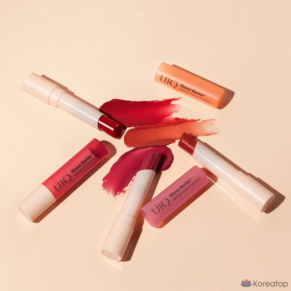 Бальзам для губ UIQ Biome Barrier Melting Moisture Lip Balm, оттенок Mauve Rise, 3.2 г, 1 шт.