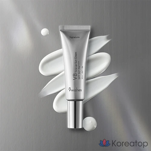 Солнцезащитный крем 9wishes VB Tone-Up Sun Cream Signature SPF50+ PA++++, 50 мл, 1 шт.