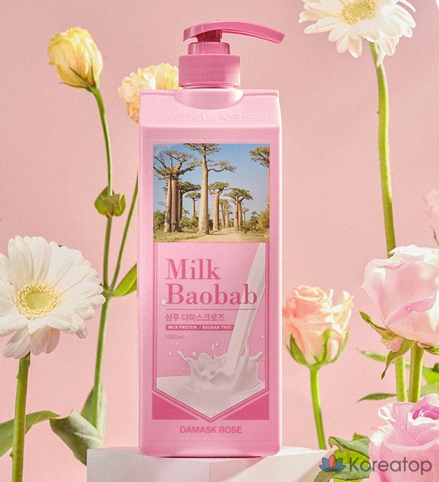 Шампунь Milk Baobab Damask Rose, 1 л, 1 шт.