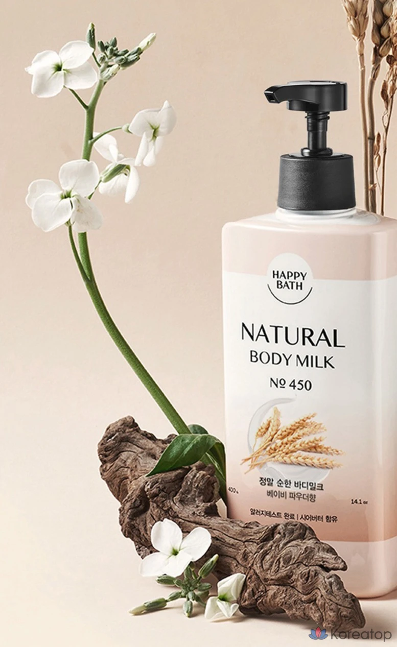 Молочко для тела Happy Bath Really Mild Body Milk Baby Powder Scent, 400 г, 1 шт.