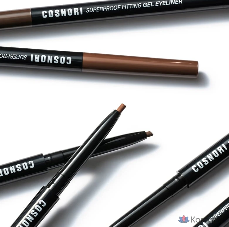 Подводка для глаз Cosnori Super Proof Fitting Gel Eyeliner Pencil, оттенок 04 Peanut Brown, 0.13 г, 1 шт.