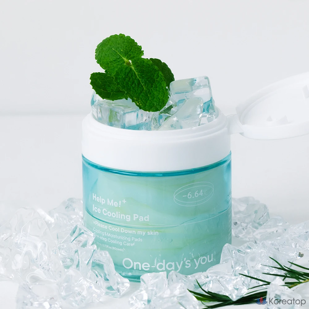 Пэды для ухода за кожей вокруг глаз One-Day's You Help Me Ice Cooling Pads, 80 шт.