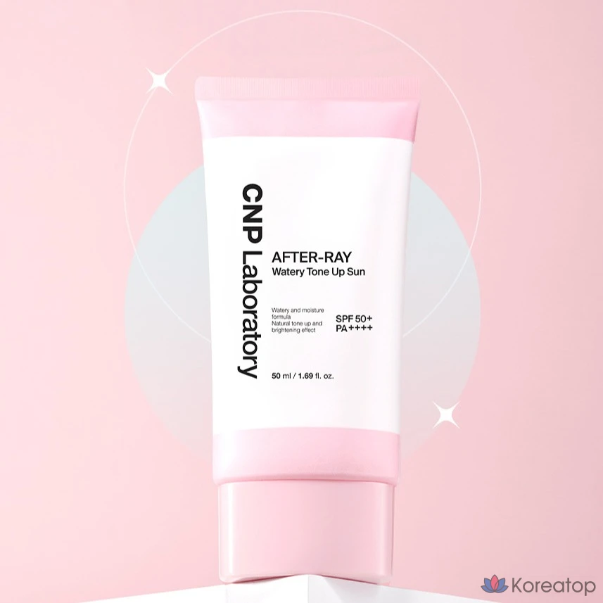 Солнцезащитный крем CNP Laboratory After Ray Watery Tone Up Sun SPF50+ PA++++, 50 мл, 1 шт.