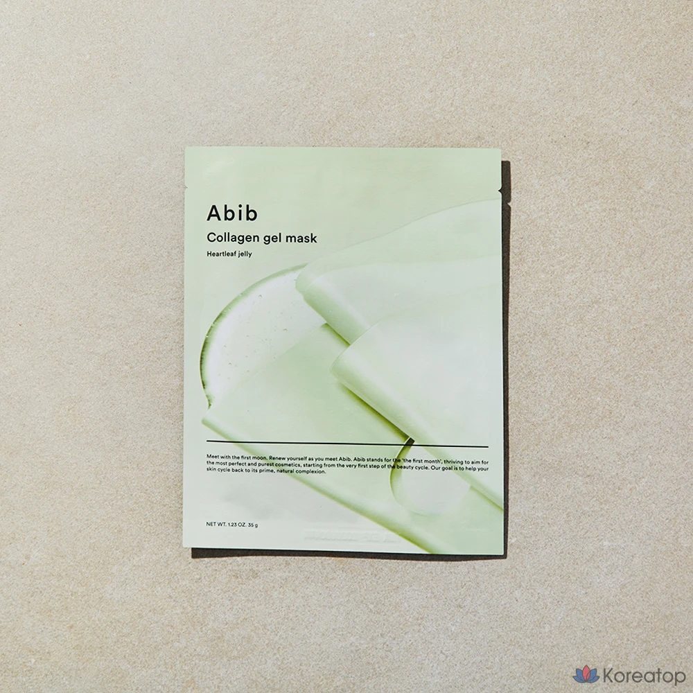 Гидрогелевая маска для лица Abib Collagen Gel Mask Heartleaf Jelly, 4 шт.