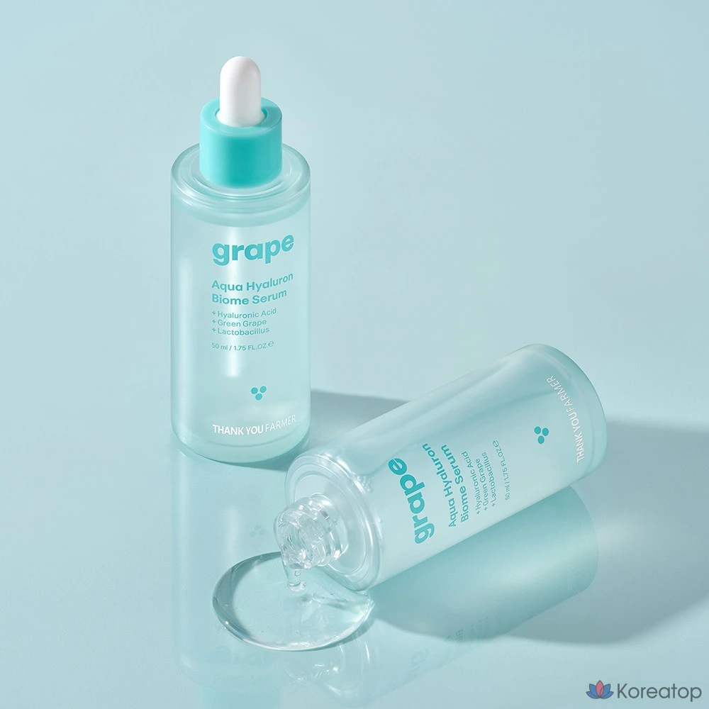 Сыворотка Thank You Farmer Grape Aqua Biome Serum, 50 мл, 1 шт.