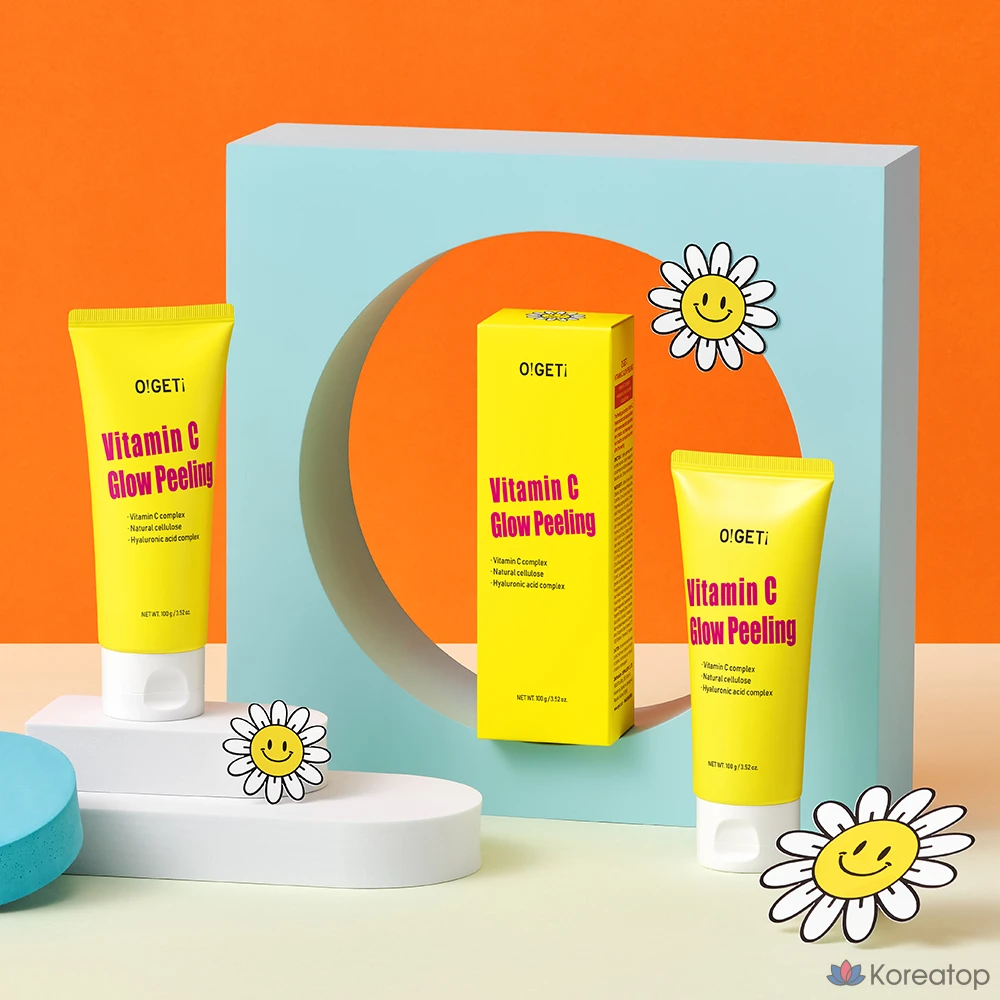 Пилинг O!GETi Vitamin C Glow Peeling Gel, 100 г, 1 шт.