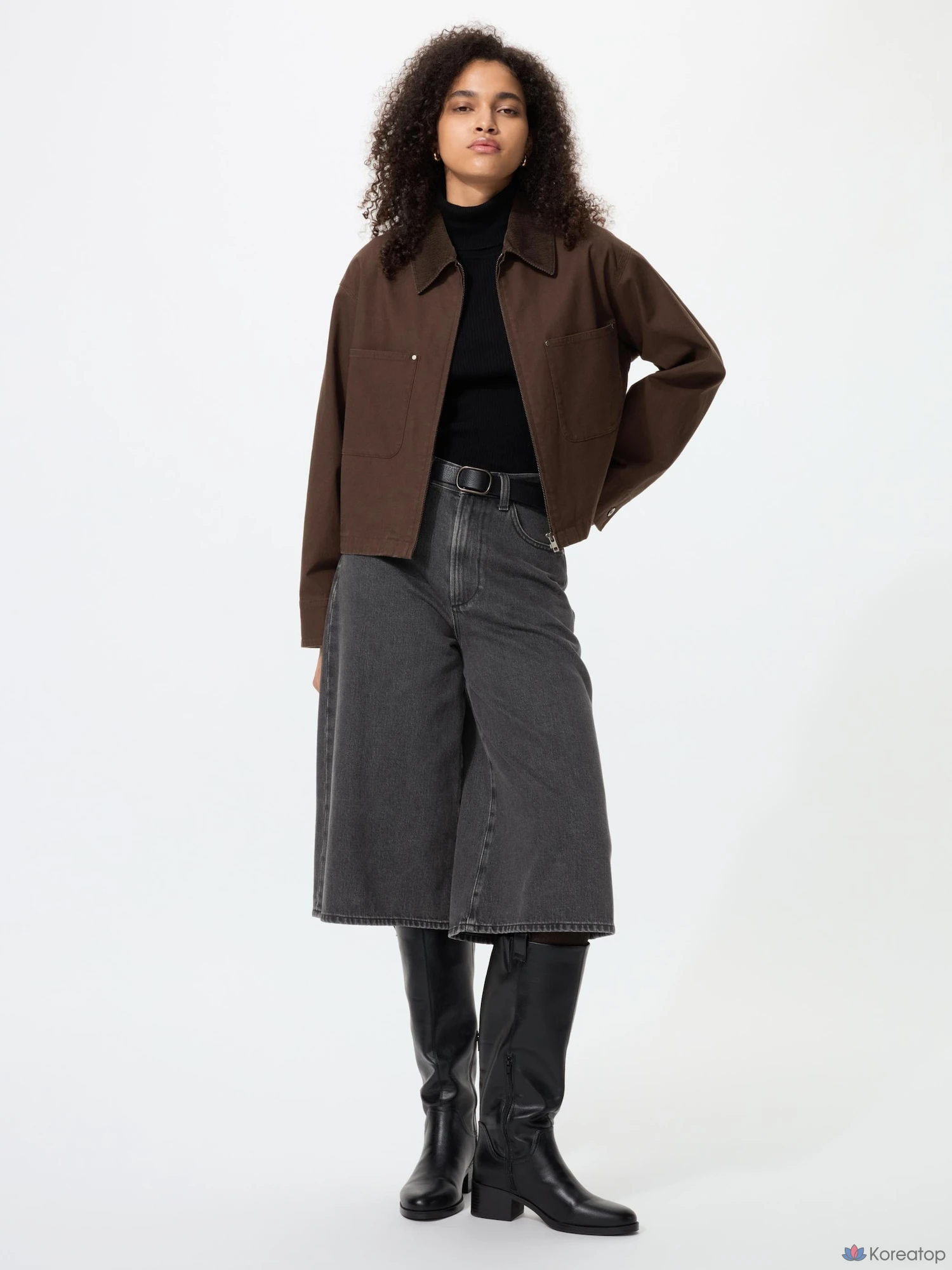 Куртка Uniqlo Zip-Up Short Jacket