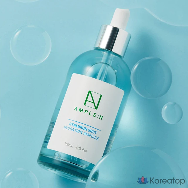 Ампульная сыворотка AMPLE:N Hyaluron Shot Moisture Ampoule, 100 мл, 1 шт., фото 3