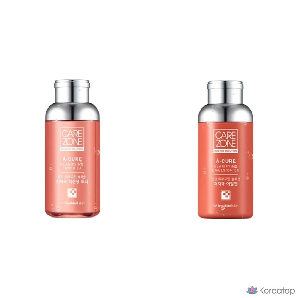 Набор для ухода Carezone Doctor Solution R-Acure 2-piece Set (Toner + Emulsion), 1 шт.