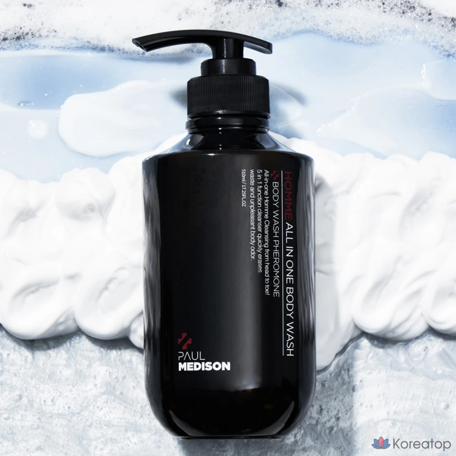 Гель для душа PAUL MEDISON Homme All-in-One Body Wash Pheromone, 510 мл, 5 шт., фото 3