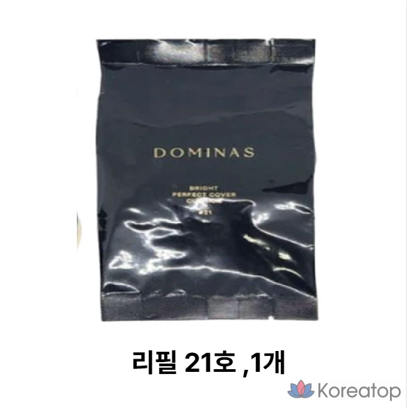 Кушон Dominas Bright Perfect Kimo Cover Cushion Foundation Season 2, оттенок 21, 15 г, 1 шт.