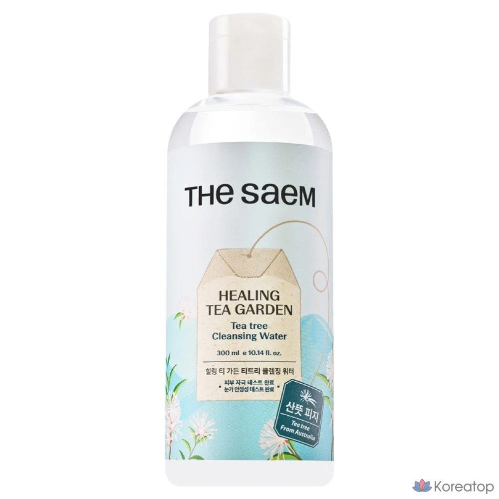 Очищающая вода The Saem Healing Tea Garden Tea Tree Cleansing Water, 300 мл, 1 шт.