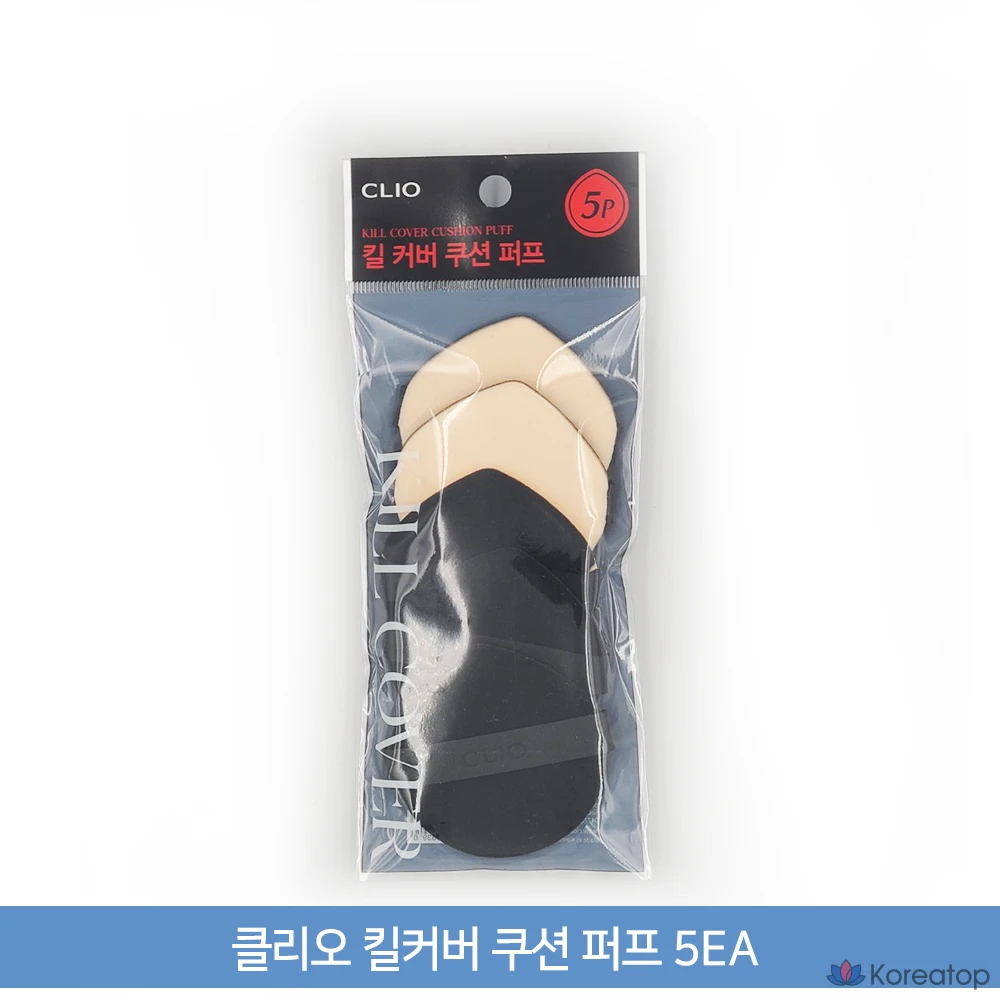 Кушон-пудра Clio Kill Cover Cushion Puff, 5 шт.