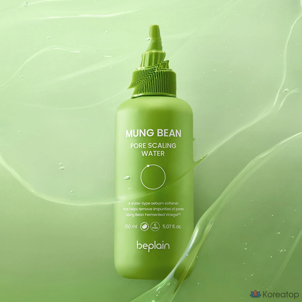 Набор для ухода Beplain Mung Bean Pore Scaling Water Set (Тонер 150 мл + Ватные диски 40 шт.), 1 шт.