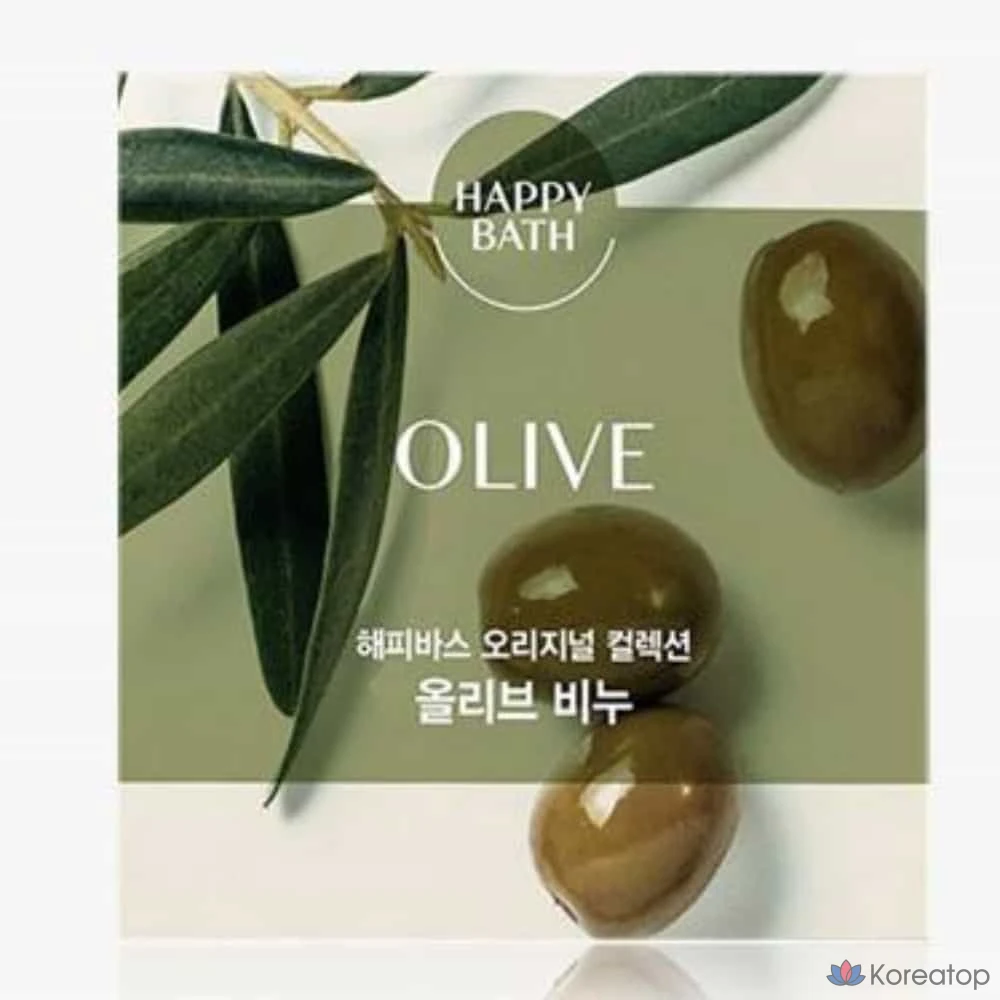 Мыло Happy Bath Original Olive Soap, 4 шт.